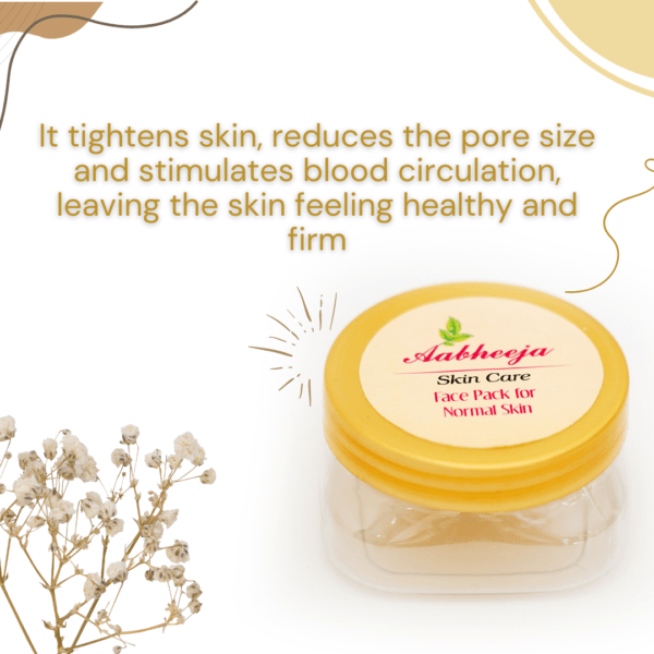 Skin Care Face Pack for Normal Skin