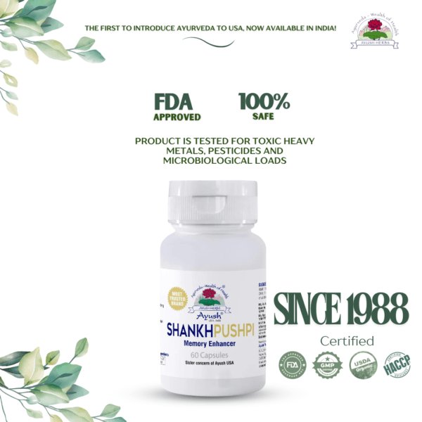 Shankhpushpi Capsules -Memory Support